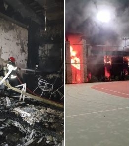 Churrasqueira a gs explode e deixa quatro feridos em Primavera do Leste (Vdeo)
