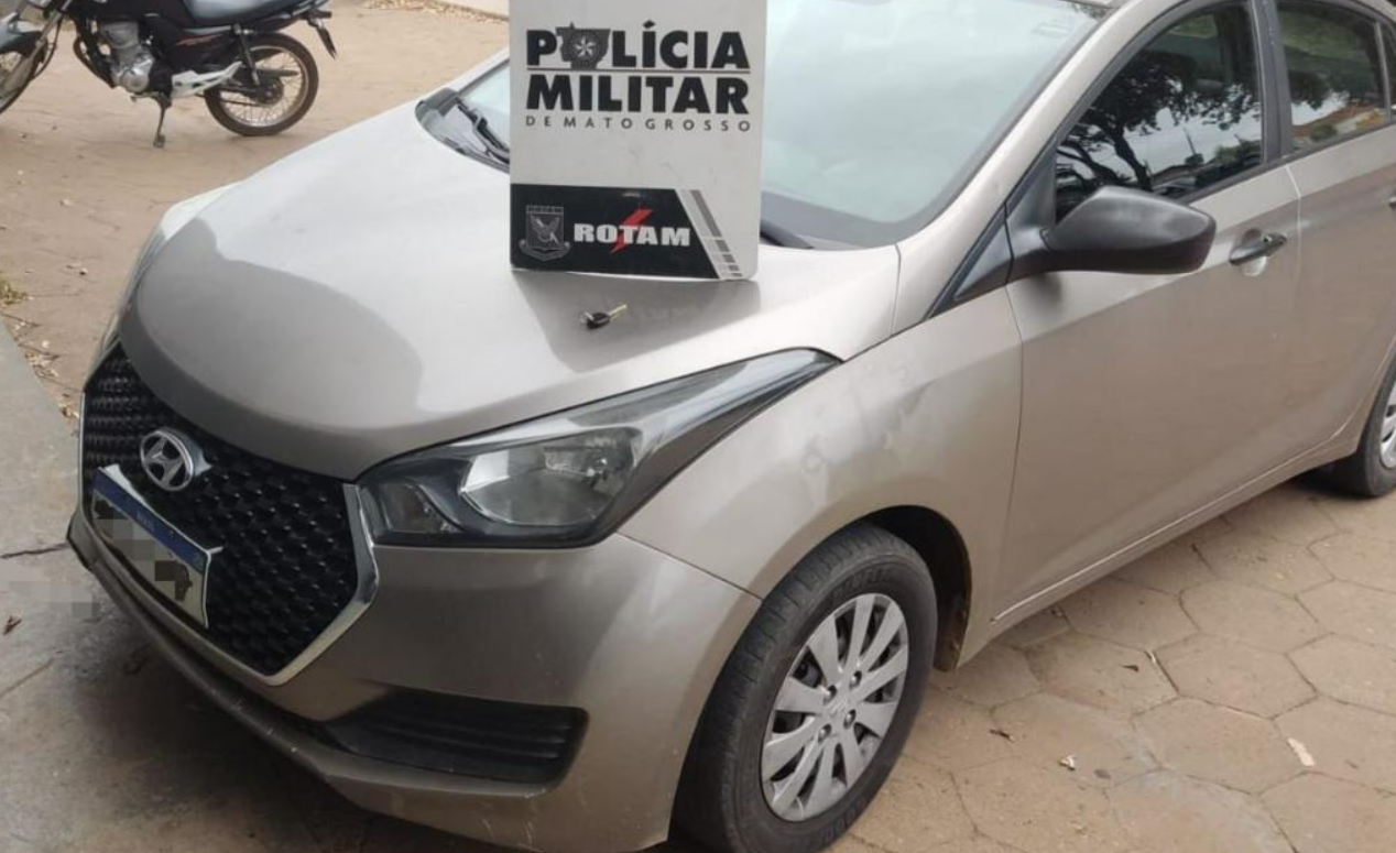 Homem � preso ap�s roubar carro de motorista de aplicativo em V�rzea Grande