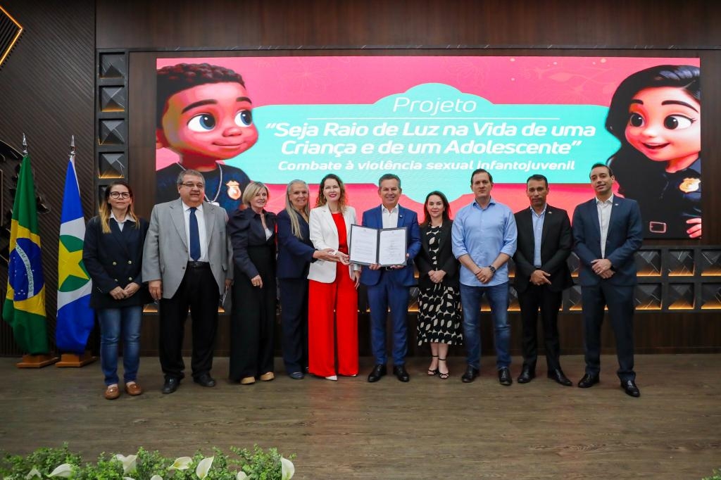 Setasc e Polcia Civil lanam projeto de combate  violncia sexual infantil com apoio da primeira-dama de MT