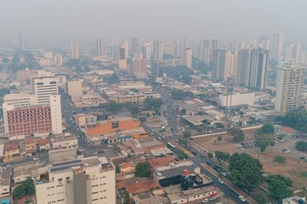 Fuma�a de inc�ndio no Pantanal invade Cuiab�