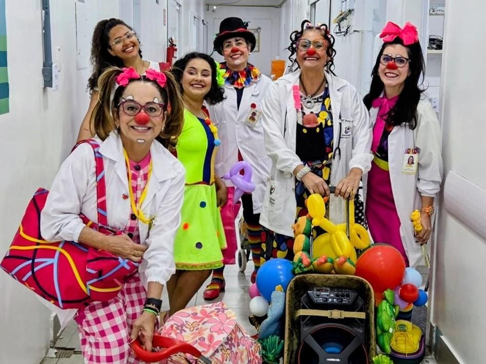 Hospital Estadual Santa Casa diverte pacientes na semana da criana