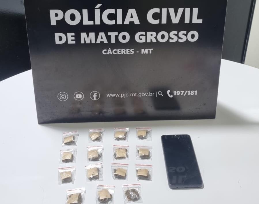 Polcia Civil fecha boca de fumo que funcionava em ferro-velho em Cceres