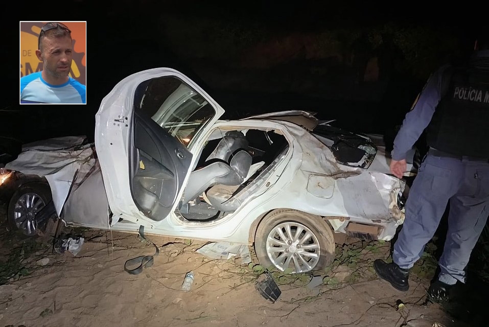 Secretrio de Turismo de Curvelndia morre aps carro cair de ponte entre Mirassol e Glria DOeste