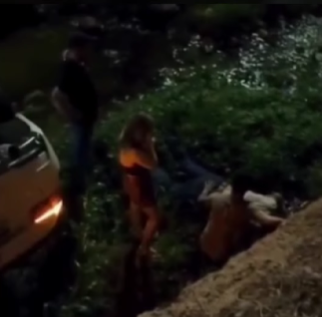 BMW desgovernada despenca em canal e deixa quatro feridos em Rondonpolis