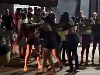 Seis mulheres se envolvem em briga com invas�o de casa e carro destru�do 