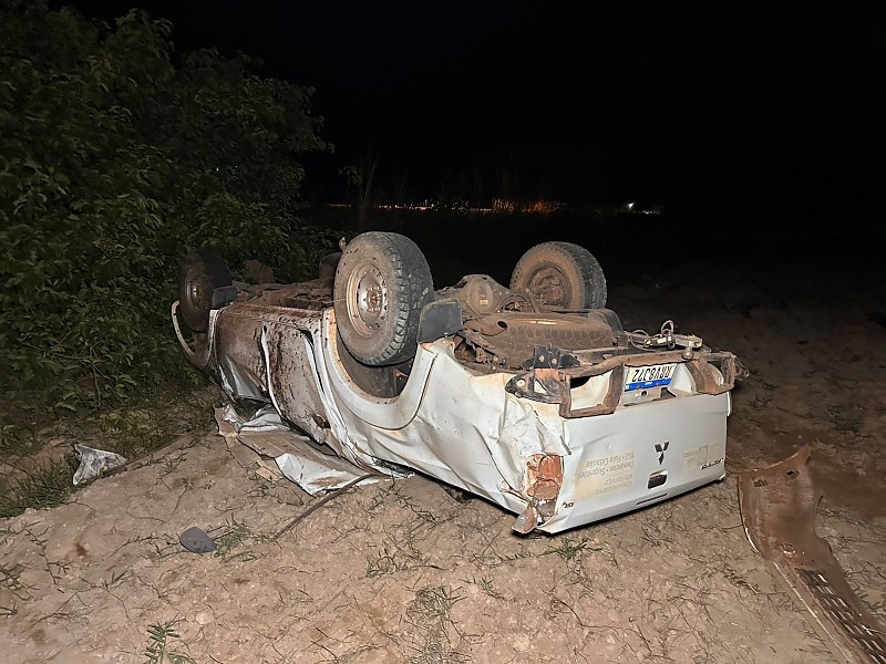 Homem de 57 anos morre ap�s capotamento na BR-174