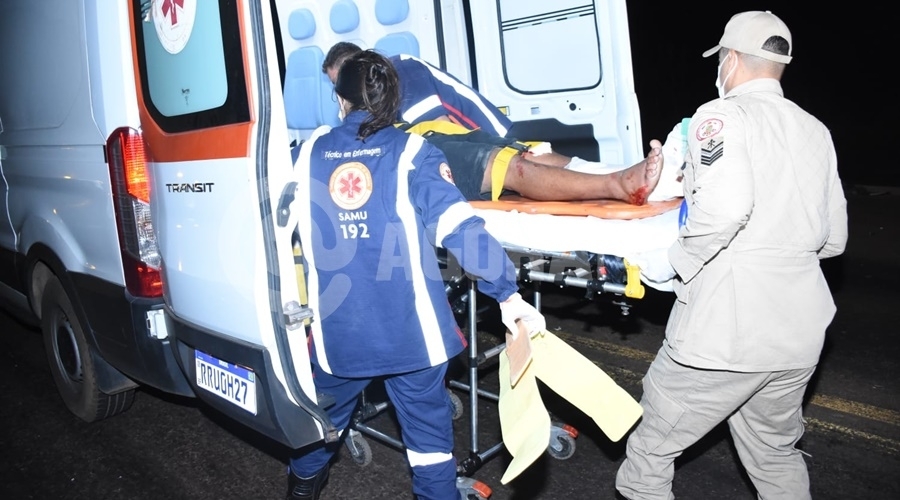 Motociclista de 18 anos sofre fratura em acidente envolvendo carro em anel vi�rio