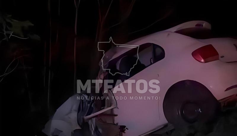 Acidente na BR-364 deixa uma v�tima fatal e dois feridos na madrugada