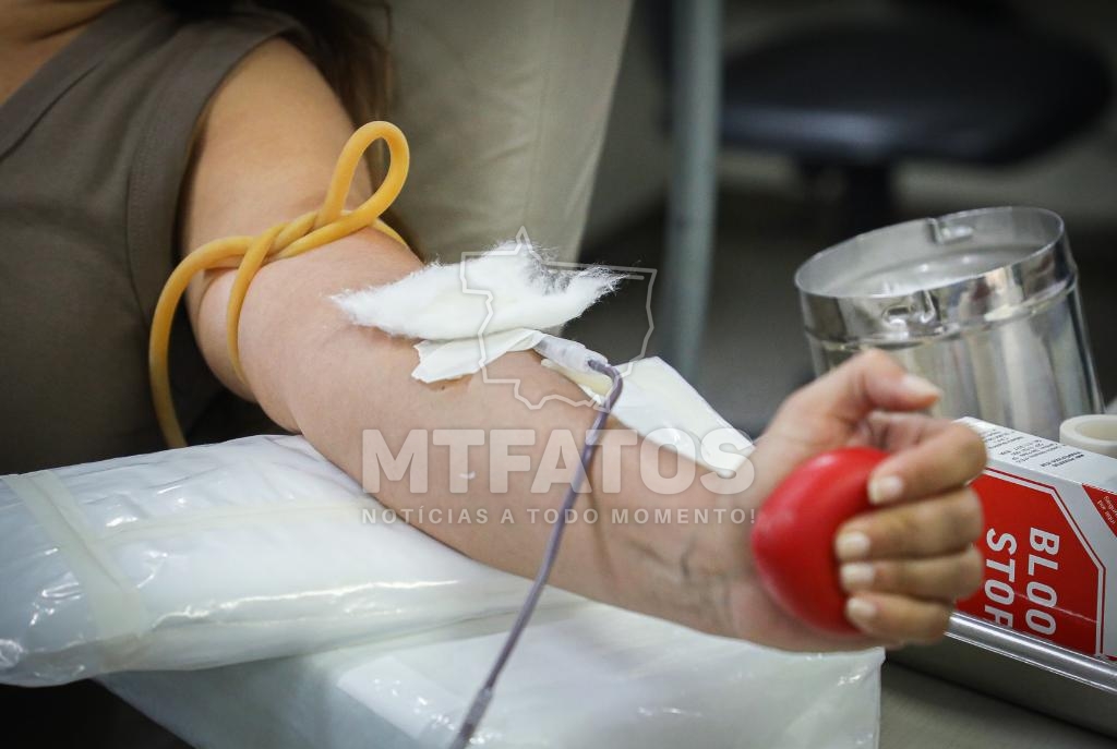 MT Hemocentro precisa de doa��es para refor�ar estoque de sangue tipo O-