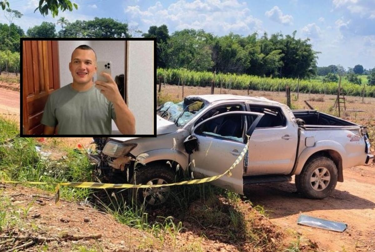 Capotamento em estrada rural deixa uma v�tima fatal e dois feridos 