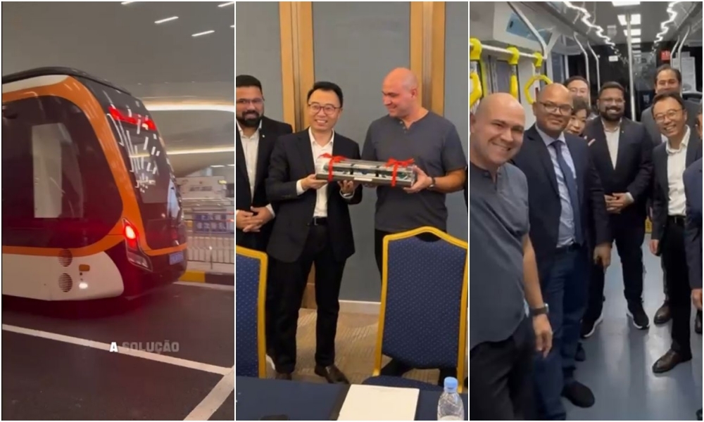 Abilio avalia tecnologia chinesa e quer propor DRT como novo sistema de transporte para Cuiab�