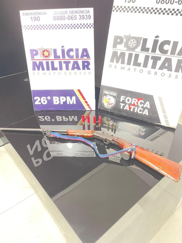 For�a T�tica prende suspeito por tentativa de feminic�dio em Nova Mutum