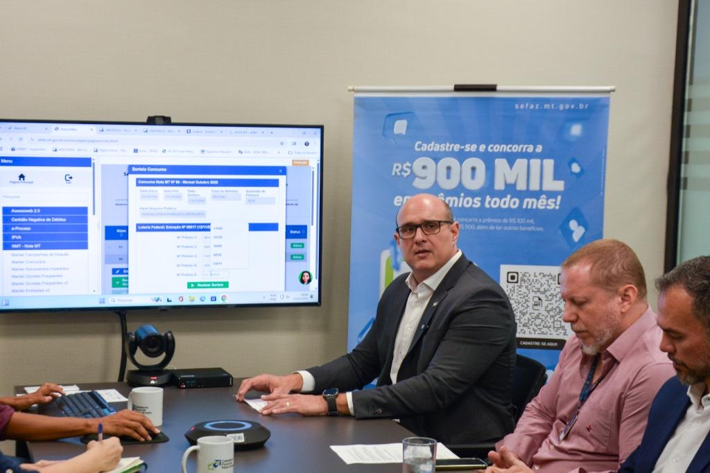 Pr�mios de R$ 100 mil do Nota MT saem para moradores de Sinop e S�o Jos� do Rio Claro