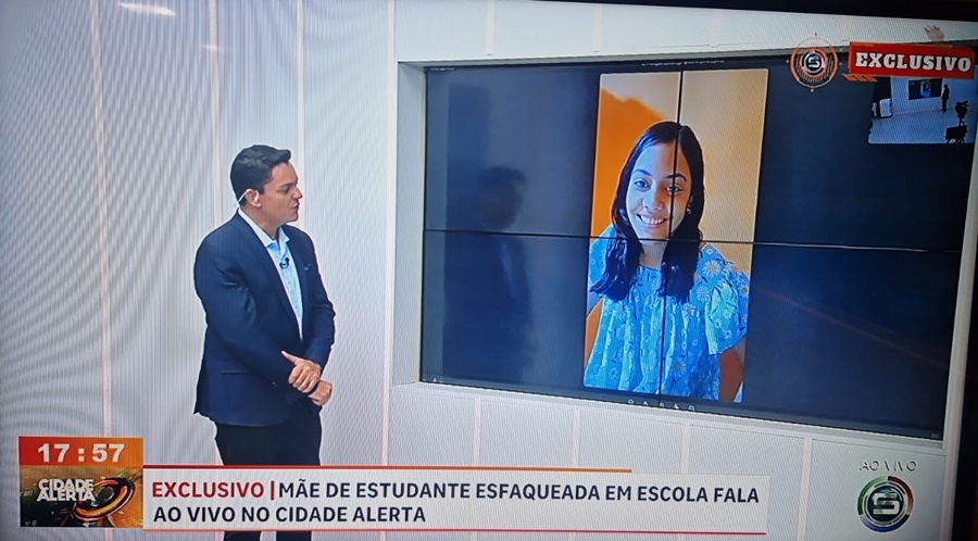 Ap�s receber alta, estudante esfaqueada em escola de Rondon�polis agradece apoio e relata al�vio por estar viva (V�deo)