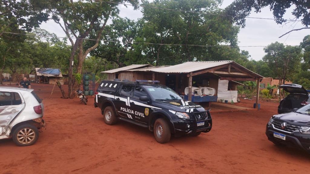 Pol�cia Civil deflagra opera��o e cumpre mandado contra faccionados na zona rural de Juscimeira