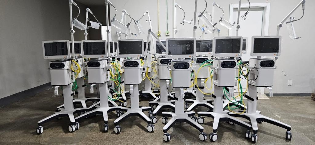 Hospital Regional de Sorriso recebe novos ventiladores pulmonares