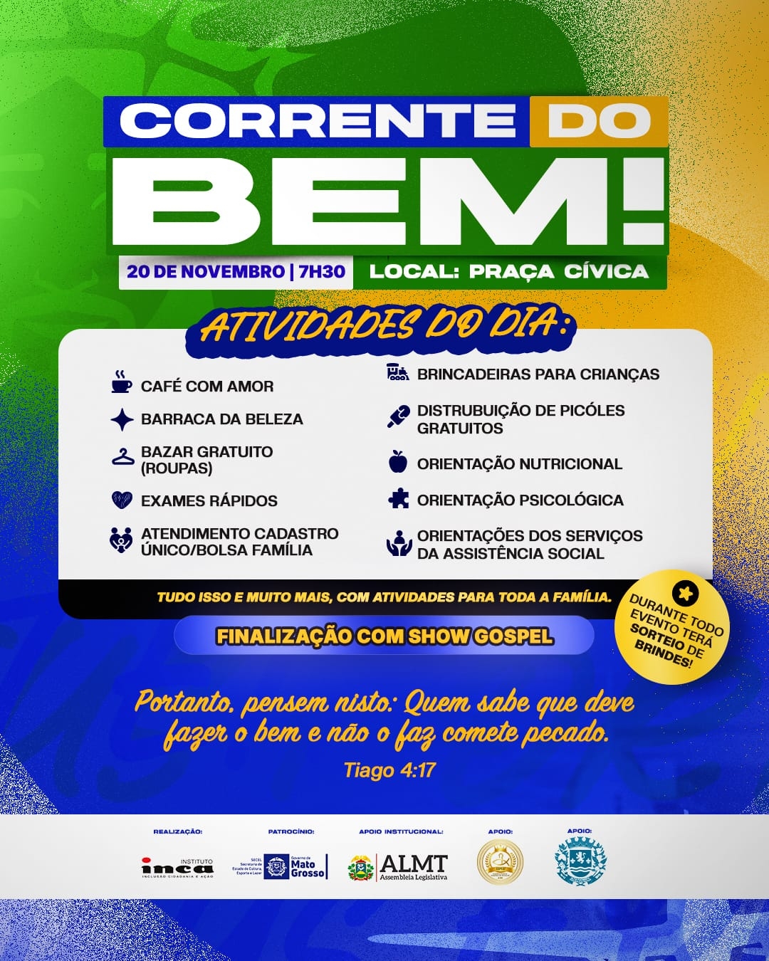 Marcha para Jesus em Alta Floresta deve reunir at� 3 mil pessoas em dois dias