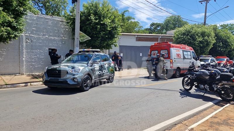 Vigilante surta ap�s t�rmino e faz colegas ref�ns na sede do Detran em V�rzea Grande