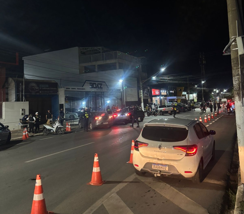 Opera��o Lei Seca termina com oito condutores presos em V�rzea Grande