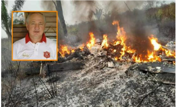 Acidente a�reo resulta na morte de empres�rio, piloto e 2 netos em �rea rural de Mato Grosso