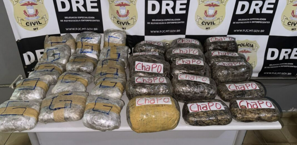 Dois s�o presos transportando carga de R$ 500 mil de �supermaconha� no MT