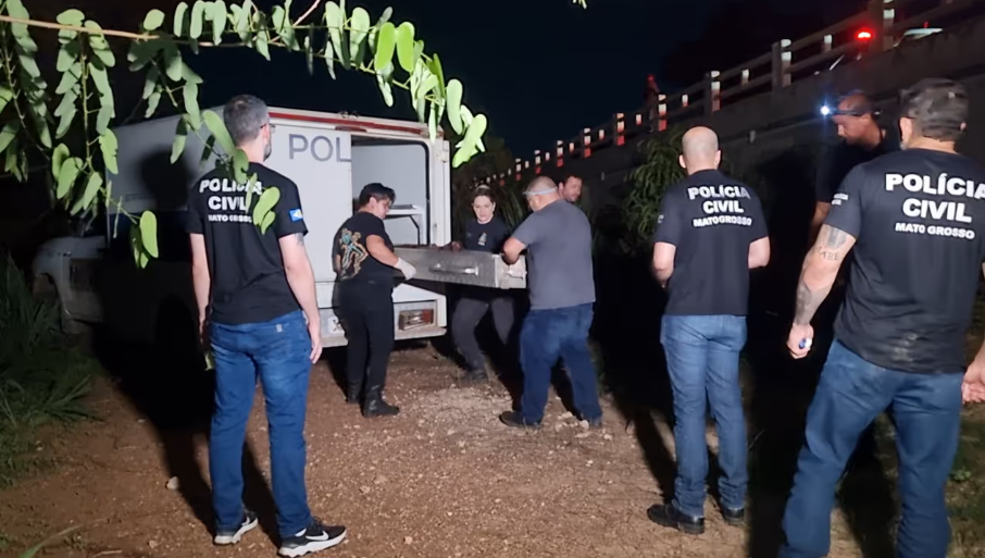 Cabe�a encontrada sob ponte revela cen�rio de execu��o em �rea do Pedra 90