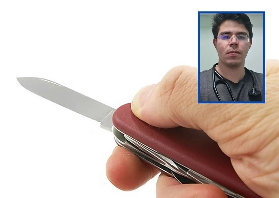 M�dico psiquiatra � preso ap�s esfaquear homem durante confus�o em distribuidora de Cuiab�