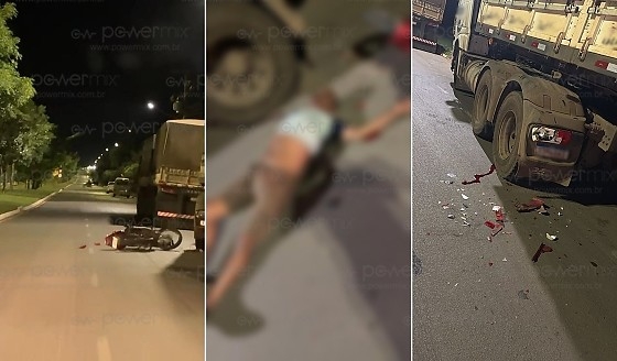 Motociclista fica em estado grave ap�s atingir traseira de carreta estacionada 