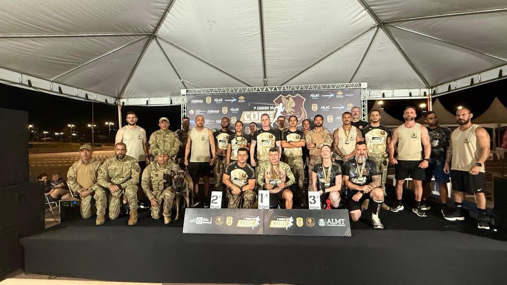 1� Corrida da Core re�ne cerca de 1,5 mil pessoas no Parque Novo Mato Grosso