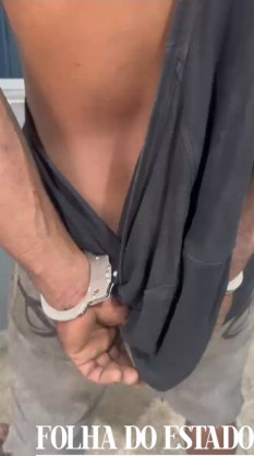 Jovem arranca port�o, agride parentes e acaba detido pela PM em Peixoto de Azevedo