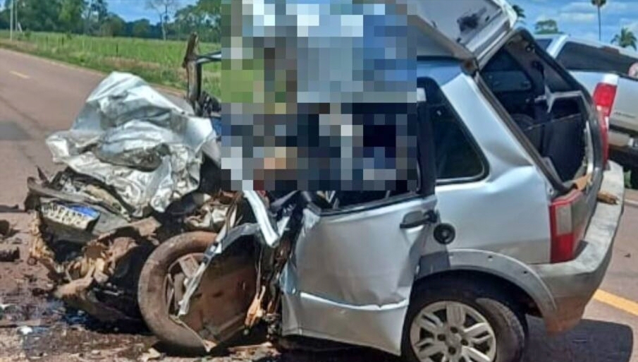 Colis�o frontal na MT-250 deixa v�tima fatal e mobiliza equipes de resgate (V�deo)