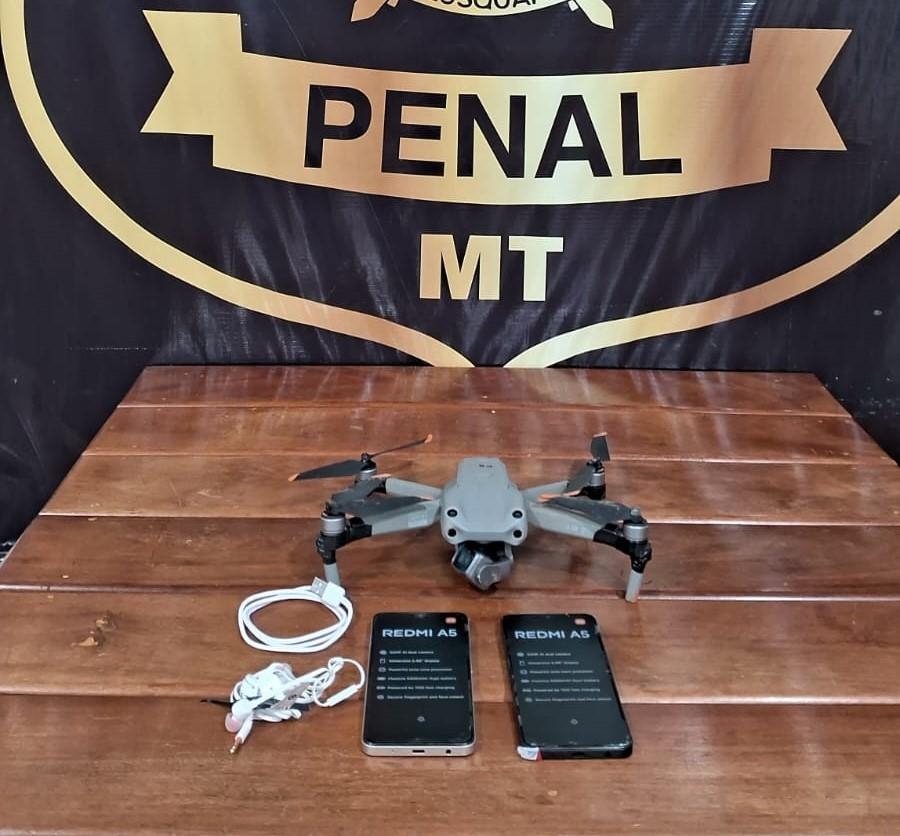 Policiais Penais abatem mais um drone sobrevoando a penitenci�ria de Rondon�polis