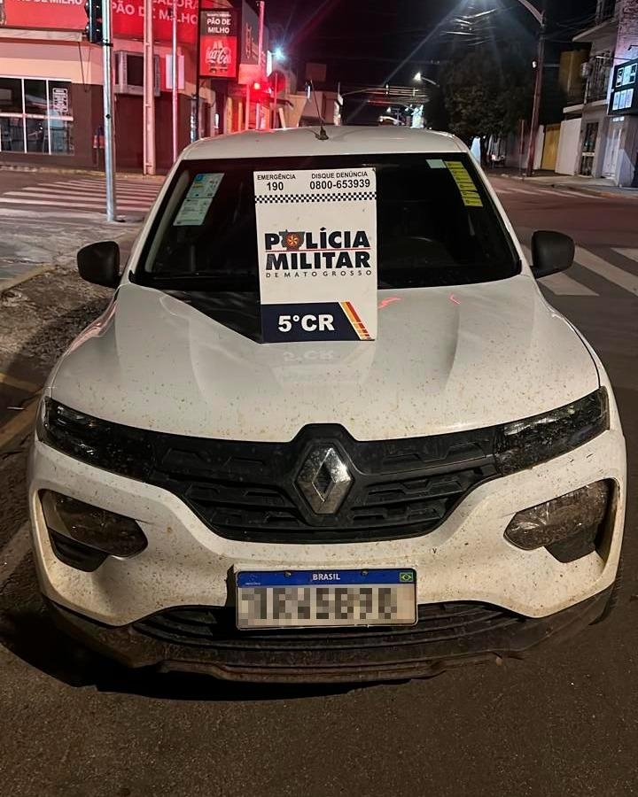 PM prende suspeito de sequestro e roubo contra motorista de aplicativo em Primavera do Leste