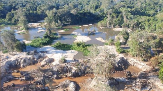 Opera��o integrada intensifica combate ao garimpo e ao desmatamento na Terra Ind�gena Sarar�