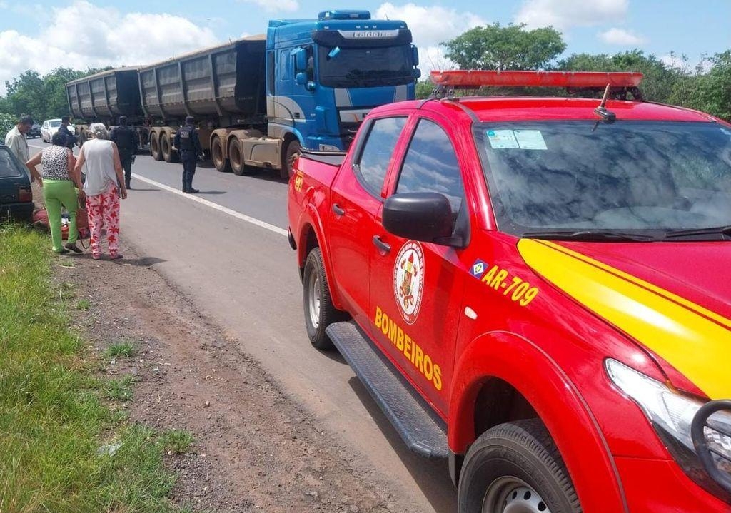 Corpo de Bombeiros atende tr�s ocorr�ncias de acidentes de tr�nsito em diferentes regi�es do Estado