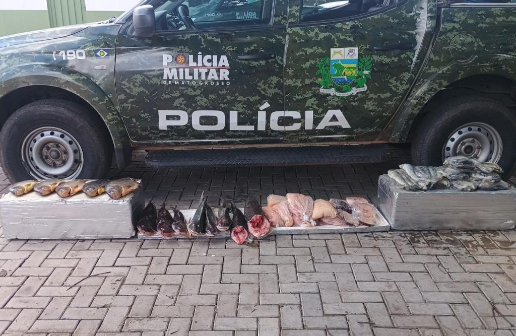 Batalh�o Ambiental da PM apreende 52 quilos de pescado irregular em V�rzea Grande