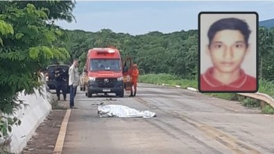 Motociclista de 18 anos morre ap�s perder controle da moto na MT-343, em C�ceres