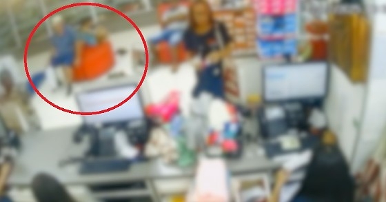 C�meras registram abuso contra crian�a em loja no centro de Cuiab�(V�deo)