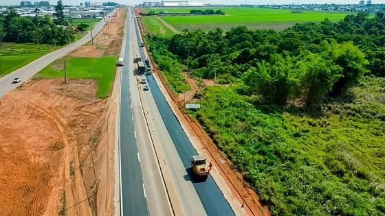 BR-163: Sinop recebe entrega hist�rica de 130 km duplicados no Norte de MT