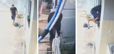 C�meras registram invas�o e furto em resid�ncia no Tijucal, em Cuiab�(V�deo)