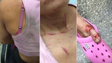 Homem agride companheira e tenta mat�-la com punhal durante briga em Cuiab�