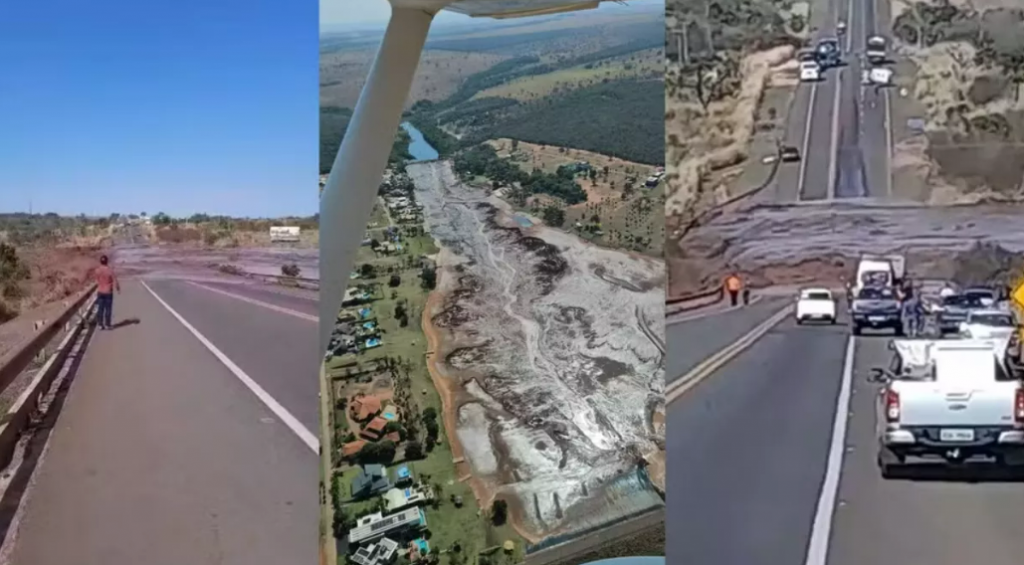 Barragem de Condom�nio de Luxo Rompe em MS, Causa Transtornos e Interdita BR-163
