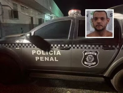 Foragido ap�s fuga de viatura durante transfer�ncia � recapturado em MT