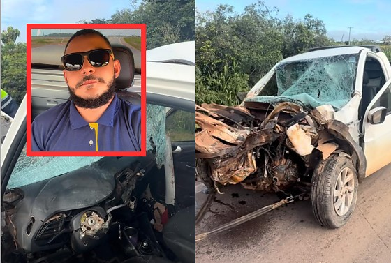 Colis�o na BR-163 deixa empres�rio morto ap�s carro atingir carreta em Peixoto de Azevedo