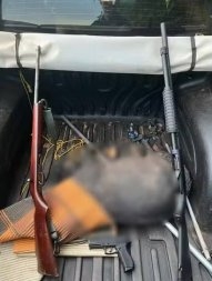 Persegui��o na zona rural termina com tr�s presos por ca�a ilegal em MT