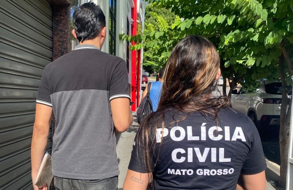 Pol�cia Civil prende colombiano que fraturou tornozelo de companheira com agress�o em Cuiab�