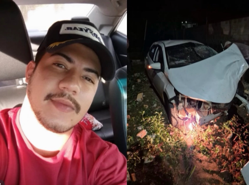 Jovem de 25 anos morre em grave acidente ao perder controle do carro em Alta Floresta