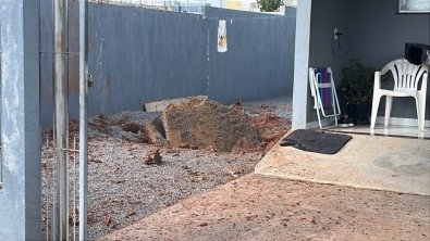 Explos�o em fossa arremessa concreto e deixa morador em estado grave em Sorriso
