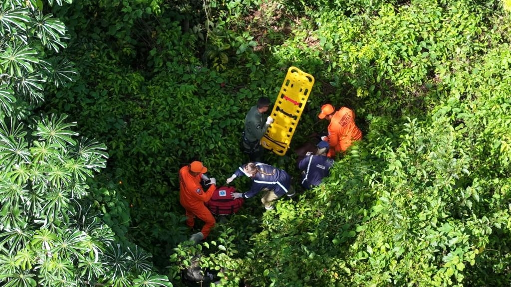 Buscas do Ciopaer levam � localiza��o de idoso desaparecido em �rea de mata em Sorriso