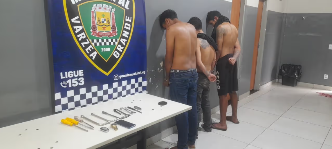 Guarda Municipal desarticula grupo suspeito de furtar m�dulos eletr�nicos de caminh�es em Mato Grosso